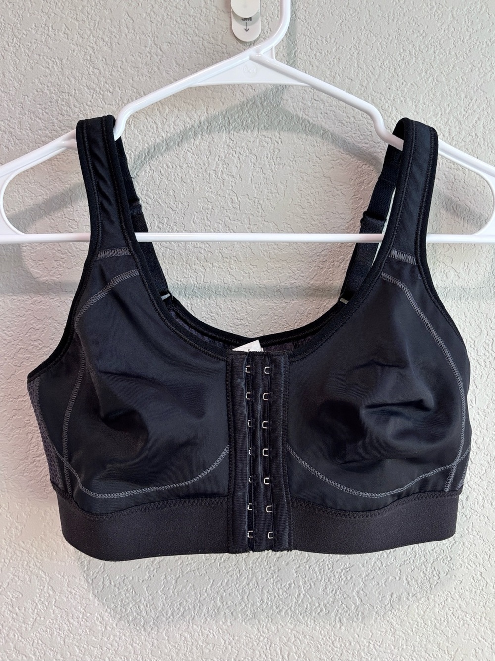 Amoena Ester Post Surgical Front Closing Mastectomy Bra Black Size 36B